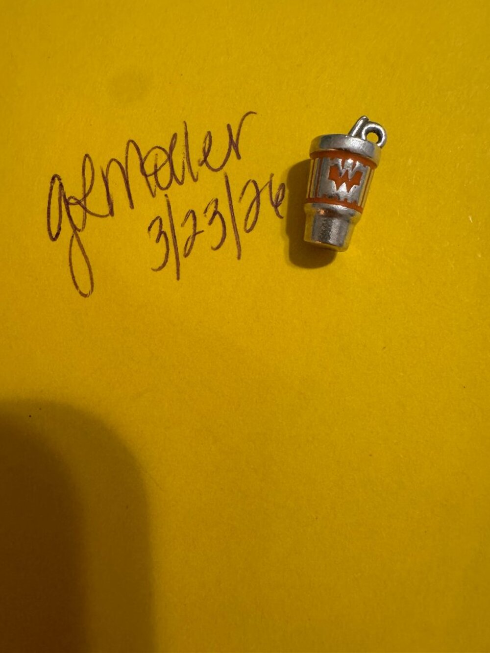 James Avery Whataburger Cup Charm
